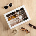 Frebeauty 8-Slot Sunglass Organizer, Sunglass Holder - Image 7