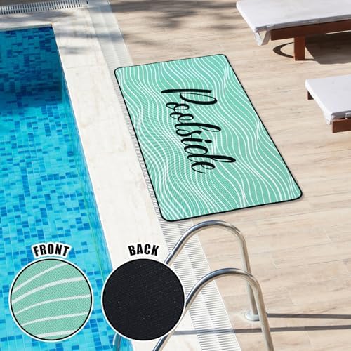 Tinideya Pool Deck Mats Non Slip Rubber - Image 3