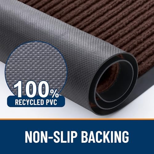 OLANLY 2-Pack Front Door Mats 47x23, Waterproof Heavy-Duty Doormats - Image 3