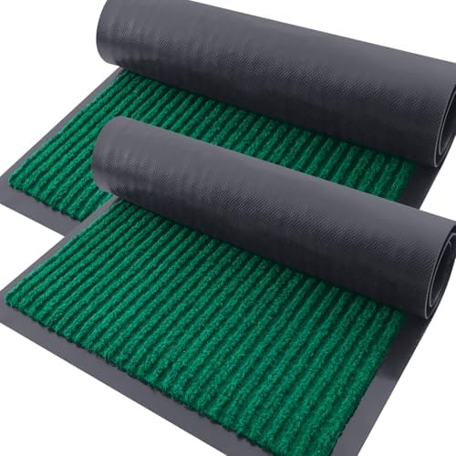 OLANLY 2-Pack Front Door Mats 71x23, Waterproof Heavy-Duty Doormats by OLANLY