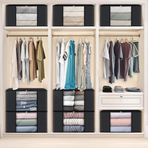 Fab totes 8 Pack Storage Bags for Clothes Blanket Storage Bins - Image 6