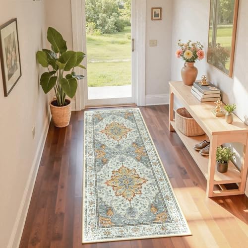 RELEANY Washable Area Rug, Runner 2'x6' - Image 4
