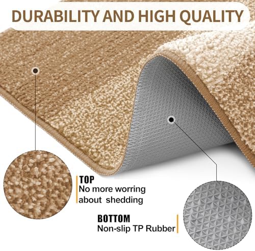 Kitinjoy Indoor Outdoor Door Mat, 70x35 Non-Slip Dirt Trapper Doormats - Image 3