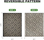 RURALITY Outdoor Rugs 9x12 Feet - Image 2