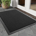 tchdio Front Door Mat Outside Entrance 17"x29" Doormat Mud Dirt Trapper by Tchdio