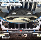 Winch Cover, Heavy Duty Waterproof Dust-Proof Winch Protection Cover, - Image 3