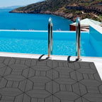 44 Pack Interlocking Deck Tiles, All-Weather Outdoor Deck Tiles - Image 5