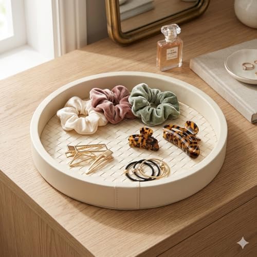 Leather Catchall Tray Organizer - Image 4