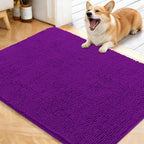 OLANLY Dog Door Mat for Muddy Paws 40x32, Super Absorbent Chenille Mud Mat by OLANLY