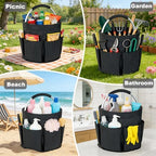 Cleaning Caddy with Handle, 17L Foldable Cleaning Supplies Organizer, Portable - Image 7