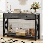 BON AUGURE Sofa Table with 2 Drawers, Console Tables by BONAUGURE