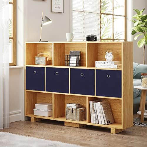 Foldable Storage Cubes Bins, 11 Inch Cloth Storage Cube Fabric Storage Box - Image 5
