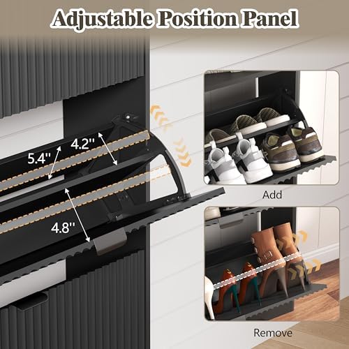 HUANLEGO Shoe Cabinet Storage for Entryway - Image 4