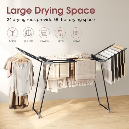 APEXCHASER Clothes Drying Rack, Large Capacity Drying Rack - Image 5