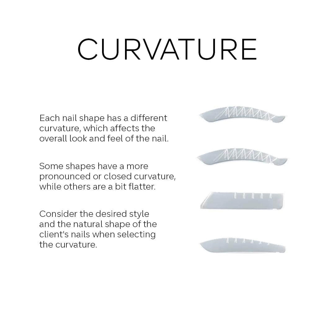 Professional Dual Forms -Natural Shape #1-120 Units for Professional Nail Extensions
