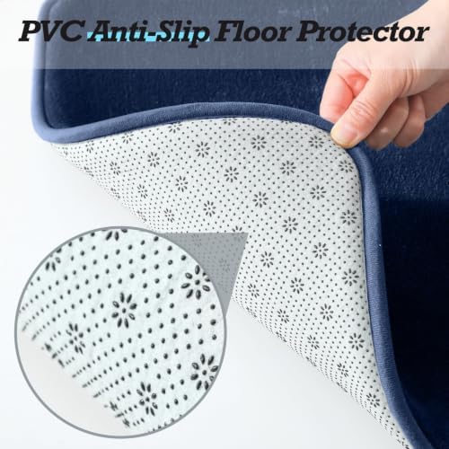 HUXMEYSON Bathroom Rugs Sets 3 Piece, Non-Slip & Quick Dry Bath Mat Set - Image 4