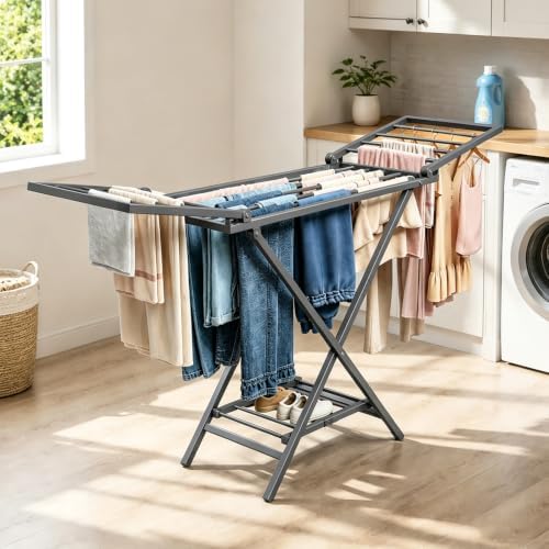 Clothes Drying Rack Heavy Duty, Foldable Laundry Dryer Stand - Image 2