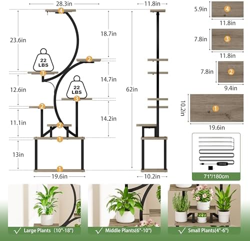BACEKOLL Plant Stand Indoor - Image 6