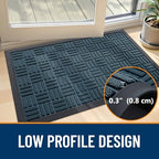 OLANLY Front Door Mat Outside Entrance 33x21, Heavy-Duty Rubber Doormat - Image 5
