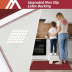 COSY HOMEER Kitchen Rugs and Mats 20"x30" Non Slip Kitchen Mats - Image 4