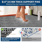 Interlocking Floor Tiles 100 Pack 12"X12" Waterproof Modular Cushion Mats - Image 5