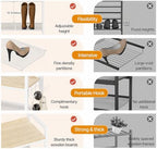 5 Tier Shoe Rack, Shoe Rack for Entryway - Image 5
