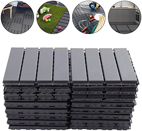 Plastic Interlocking Deck Tiles, Waterproof Outdoor Flooring All Weather Use - Image 7