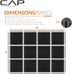 CAP Puzzle Exercise Mats | 1/2” Thick EVA Interlocking Foam Tiles - Image 4