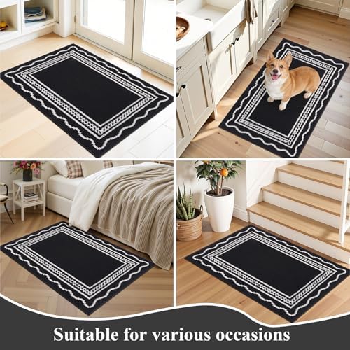 Ileading Indoor Door Mat 2x3ft, Absorbent Dog Muddy Paws Mats, Low-Profile - Image 7