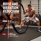 SUPERJARE 0.79'' Extra-Thick 18 Pcs 72 Sq Ft Exercise Equipment Mats - Image 4