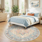 RELEANY Washable Area Rug, Round 7ft - Image 2