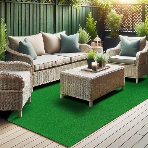 Ottomanson Artificial Grass Rug Lite 5'3" x 8'2" by Ottomanson