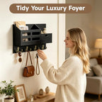 Key Holder Wall Mount Black Key Holder - Image 2