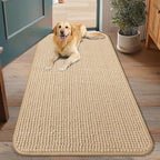 Smiry Dog Door Mat for Muddy Paws 48x30, Absorbent Low-Profile Doormats by Smiry
