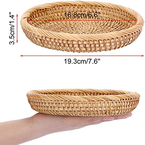 Hipiwe Small Woven Wicker Basket - Image 3