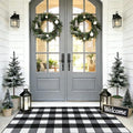REFETONE Buffalo Plaid Outdoor Rug 32" x 40" by Refetone