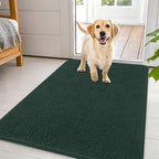 OLANLY Dog Door Mat for Muddy Paws 44x32, Super Absorbent Chenille Mud Mat by OLANLY