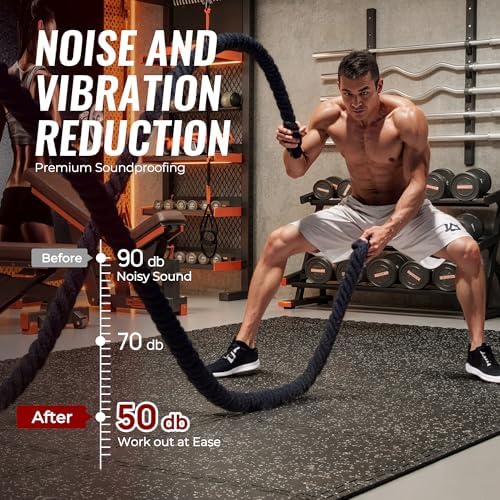 SUPERJARE 0.79'' Extra-Thick 18 Pcs 72 Sq Ft Exercise Equipment Mats - Image 4