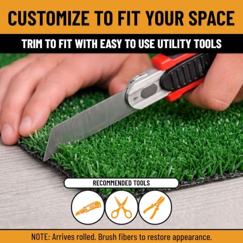 Ottomanson Artificial Grass Runner Lite 31" x 36' - Image 5