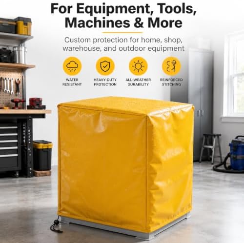 Custom Size Waterproof Equipment Cover, PVC Coated Tarp Fabric - Image 3
