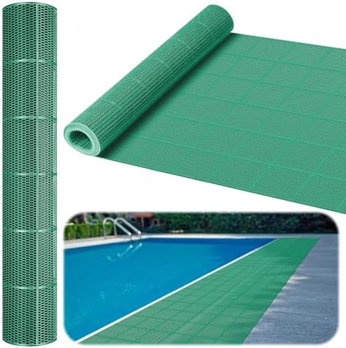 Tondiamo Pool Mats Non Slip Drainage Floor Pool Deck Mats, 1x 10 Ft by Tondiamo