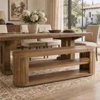 Tribesigns 47.2" 3-Tier Entryway Bench - Image 5