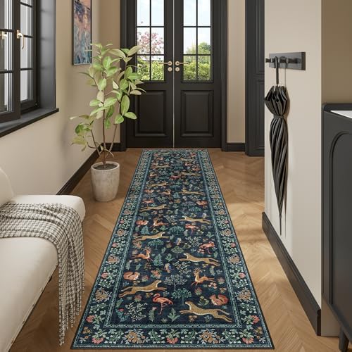 DUKINO 2.6x10 Washable Runner Rug Non Slip Animal Rug - Image 3