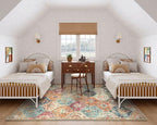 Lahome Moroccan 5x8 Area Rug, Washable Rugs - Image 4