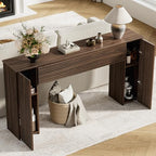 FABATO 61” Fluted Long Console Table - Image 4