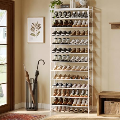12 Tier Shoe Rack Organizer for 48-60 Pairs, Tall Metal Shoe Storage Shelf - Image 2
