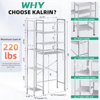 Kalrin 8-Tier Over The Toilet Storage - Image 2