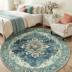 RELEANY Washable Area Rug, Round 6ft - Image 3