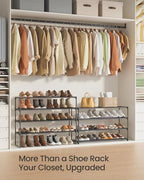SONGMICS Shoe Rack, 8-Tier Shoe Organizer, Metal Storage Shelf - Image 7