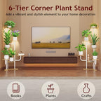 Homsorout Corner Plant Stand - Image 3